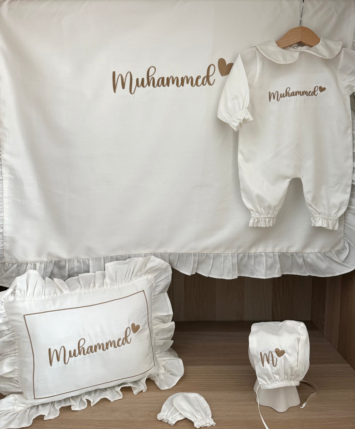COTTON - Personalisiertes Baby-Set aus Baumwolle