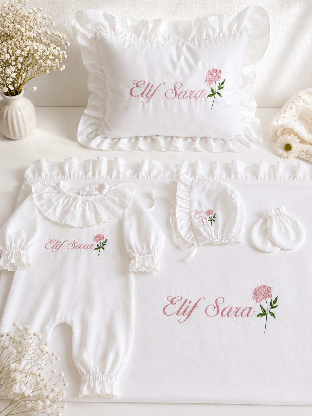 COTTON - Personalisiertes Babyset aus Baumwolle
