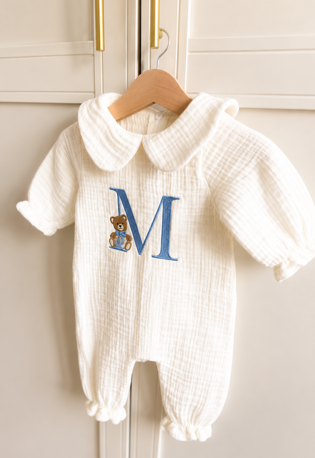 Personalisiertes Musselin Babyset „Teddy“ 🧸