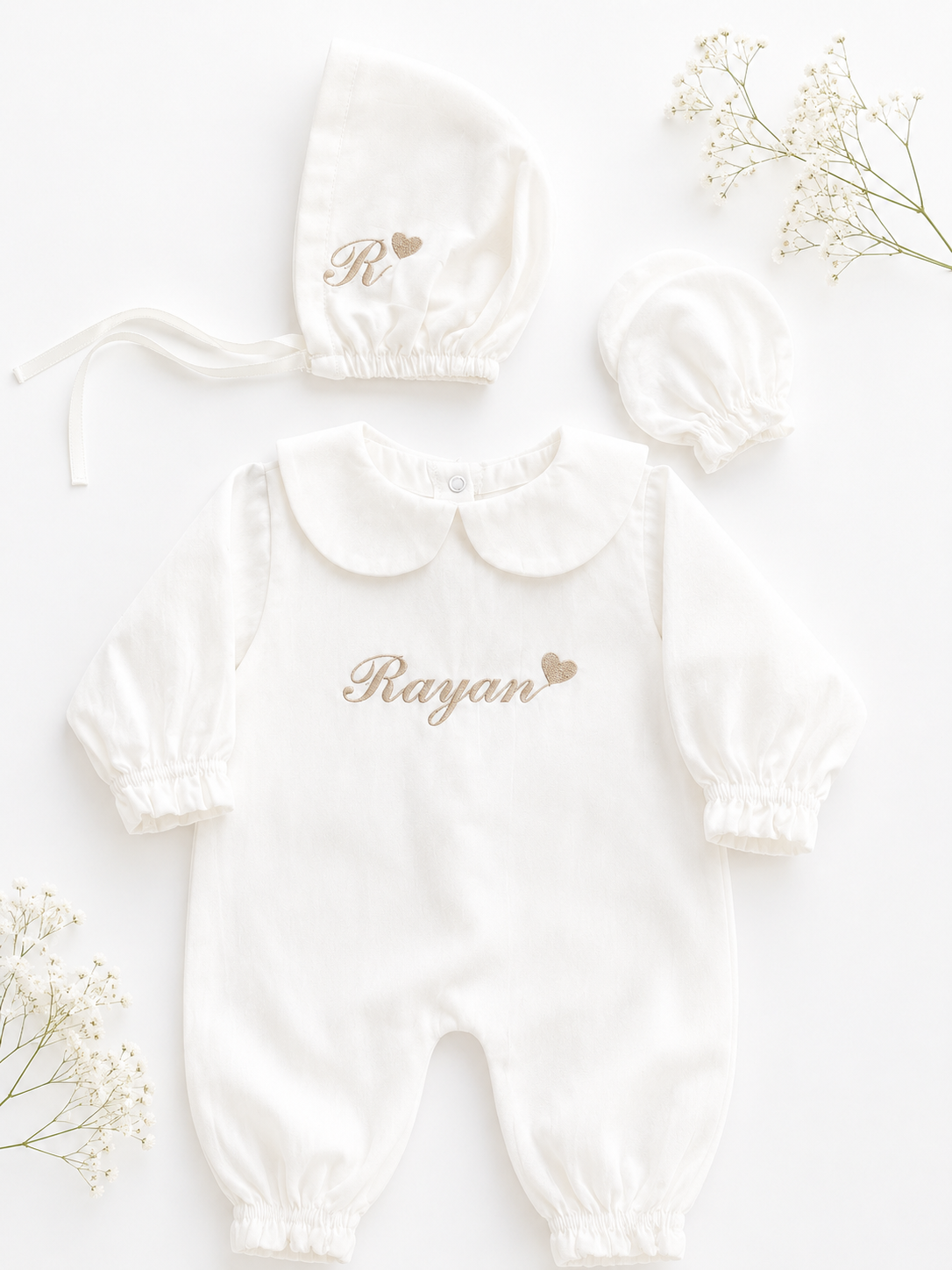 COTTON - Personalisiertes Baby-Set aus Baumwolle