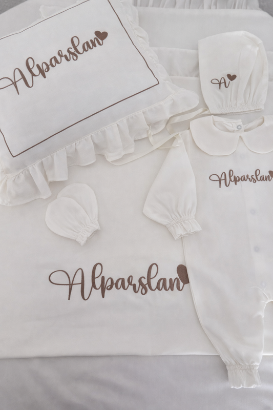 COTTON - Personalisiertes Baby-Set aus Baumwolle