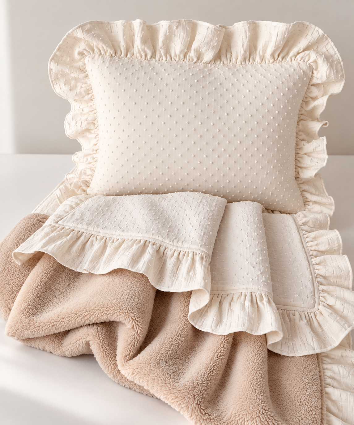 Lily – 5-teiliges Babyset mit Rüschen