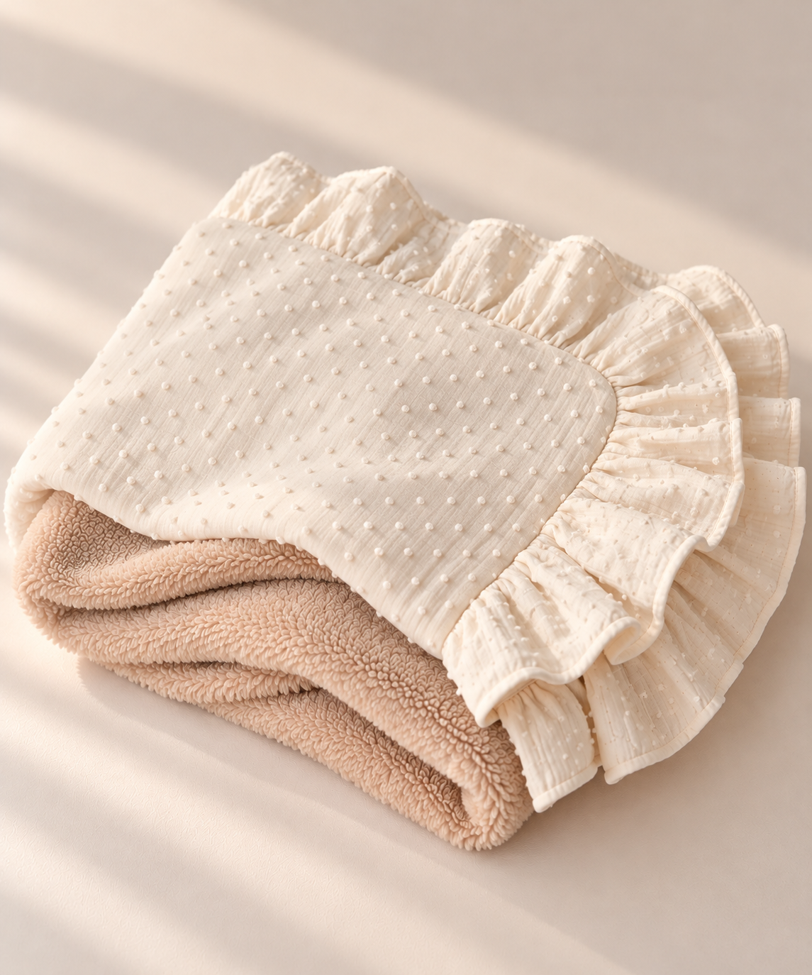 Lily – Babydecke mit Rüschen